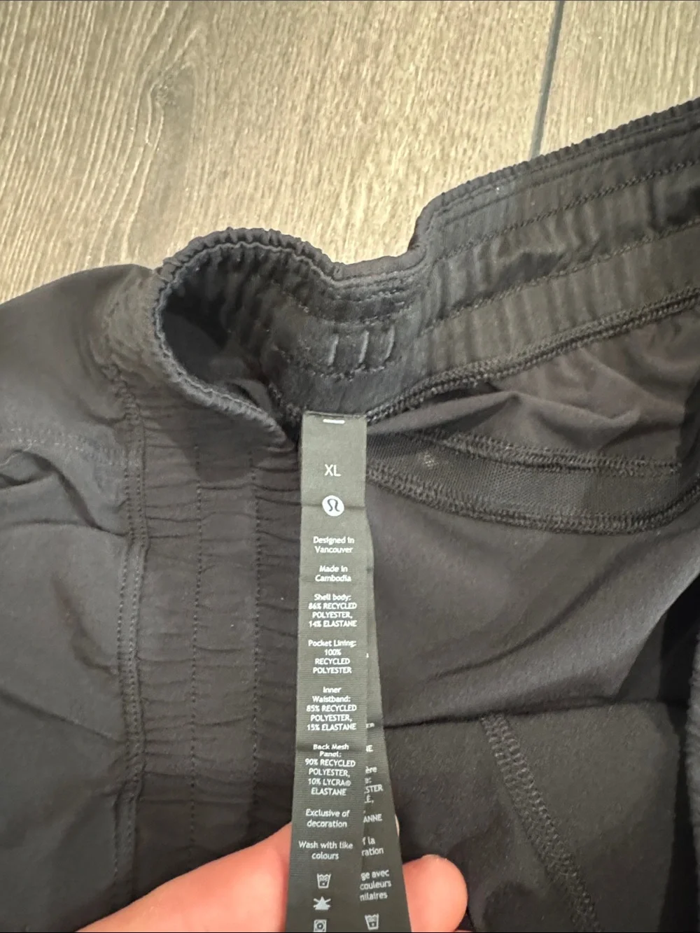 Men’s Black Lululemon Pace Breaker Ohio State Shorts Sz XL 7in - Picture 3 of 5